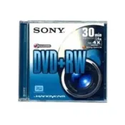 【SONY 索尼】8CM DVD+RW 日本  1.4GB 30MIN手持式攝影專用可重覆燒錄光碟(10片)