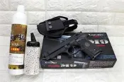 2館 KJ M9 全金屬 貝瑞塔 瓦斯槍 + 12KG瓦斯 + 奶瓶 + 槍套( BB槍玩具槍模型槍M92 M9A1