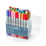 永昌創新國際有限公司 日本原裝進口 COPIC Ciao 第三代 圓桿麥克筆 36 Color Set B 36色 B色系 36B 盒裝 /盒 (原廠公司貨)【APP滿額下單10%點數(單一帳號最高1000點)】9/30止