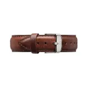 【Daniel Wellington】DW 錶帶 Classic St Mawes 18/20mm棕色真皮錶帶(兩色 DW00200006)