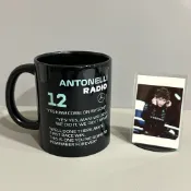 【現貨供應✨】附拍立得 Kimi Antonelli 馬克杯 Mercedes-AMG F1週邊 禮物 賓士 12 安東