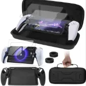 🚀現貨🚀Ps5 Portal串流掌機硬殼防摔收納包 PS5水晶殼鋼化膜套裝主機便攜 預售