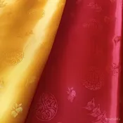 佛巾 淨佛經 拜拜 佛桌布 黃金布金色大紅三元寶福壽桃中式貢臺 佛堂臺布提花布料佛堂裝飾布 佛堂桌布