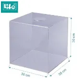 聯盟文具 LIFE 徠福 NO.1191 壓克力摸彩箱 (透明)【APP滿額下單10%點數(單一帳號最高1000點)】9/30止
