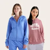 【Roots】男女款-精選Roots 海狸圖案長袖上衣或外套(多款可選)