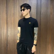 美國百分百【全新真品】KENZO 高田賢三 T恤 老虎 上衣 短袖 T-shirt logo 短T 黑色 CE41