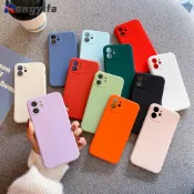 ONEPLUS 適用於一加 7 6 6T 方形軟 TPU 糖果色矽膠殼防震手機殼保護套