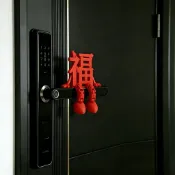 🔥夯🔥福字 擺件 喬遷結婚大門裝飾品 門面遮擋貼飾  門面裝飾 喬遷佈置