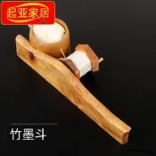 墨斗自動畫線器工地放線專用手動彈線木工手搖棉線墨水墨斗小