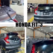 小亞車燈改裝＊全新 HONDA FIT 3代 3.5代 14 15 16 17 18年 RS 尾翼 擾流板 含烤漆