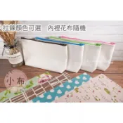 台灣現貨 小布點∣彩內裡百寶袋(帆布白色)∣帆布袋 蝶古巴特 拼貼 彩繪胚布包 DIY 美勞 手作材料