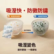 食品級矽膠乾燥劑 變色乾燥劑 防潮除溼吸溼包 可重複使用 食品電子產品防 鏽收納盒保存防潮 家用防潮用品 衣櫃電子防潮