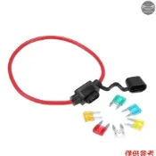 汽車汽車直插式迷你刀片保險絲座 12V 30A 帶 6 個保險絲