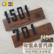 台灣公司 【免運 客製化】木質門牌 數字門牌 訂製門牌 民宿門牌 創意門牌 房號牌 包廂門牌 實木門牌 房間門牌 會議室門牌工廠現貨直銷 全館八折 售後保障 店長新品推薦 S930