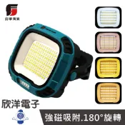 崶華 80W 強磁照明燈 8000流明 (SH-900) 強光露營燈 強磁維修燈 COB燈 警示燈 USB充電工作燈