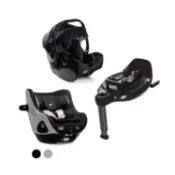 Joie 英國 Joie i-JEMINI提籃+i-HARBOUR汽座+i-BASE ENCORE底座組合【炭灰】