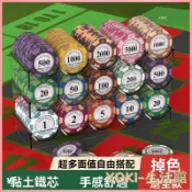 🔥熱銷新款 皇冠籌碼 籌碼 遊戲籌碼 麻將籌碼 籌碼幣 麻將館皇冠籌碼棊牌室專用卡片德州籌碼套裝撲克鬥地主圓形籌碼幣