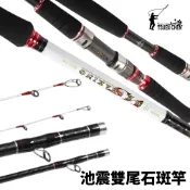 【獵漁人】TSUENCHEN 寸真 Shaking 池震雙尾石斑竿 雙尾小斑竿 海釣場 龍膽石斑 競技池