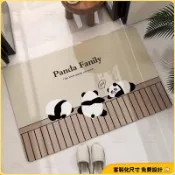 客製地墊+強力吸水 可愛熊貓浴室地墊 加厚 矽藻土軟地墊 吸水地墊 防滑地墊 廁所地墊 洗手間地墊 腳踏墊 珪藻土軟墊