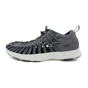(店+)【KEEN】Keen UNEEK O3 灰 橡膠大底 彈性鞋帶 編織 涼鞋 男款 241-1028675｜新竹皇家（B5004）
