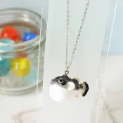 和紙飾品 項鍊 刺河豚 虎河豚 海魚