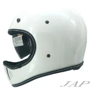 M2R MX-2 SV 亮白 素色 輕量 山車帽 全罩 雙鏡 安全帽《遠古騎士》