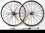 FAXSON 20吋 406 小徑車(扁鋼絲)(前二後四培林)(前100後130)輪組(黑)-只賣4300元(DM12)....[台中-大明]