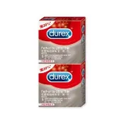 【Durex 杜蕾斯】超薄裝更薄型衛生套2盒(共6入 保險套/衛生套/安全套/避孕套/避孕)