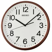 大高雄鐘錶城 seiko SK037 精工鐘 (QXA677B) 極簡風格滑動式秒針黑白標準鐘/35*4.5cm｜樂天領券現折★全館特惠中★指定刷卡回饋10%