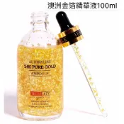 正品100%Thera Lady24K金箔精華液 100ml(澳洲大金瓶 精華液) 官方網站防偽可括除後查詢驗證