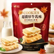 (店+)日日旺-牛奶味夾心餅 234克/包 奶素