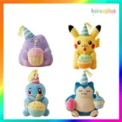 [POKEMON] 生日蛋糕包掛飾 12cm (皮卡丘 / 松鼠 / 同上 / Snorlax)