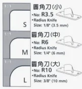 圓角機刀頭(刀模)R3.5/R6/R10-任選1個/Aidox AD-1 專用