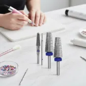  Kit-3PCS/套碳化鎢鑽頭組,專業美甲工具,適用於修甲、卸甲、修型,配件