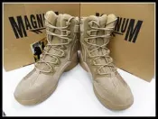 【原型軍品】全新 MAGNUM / ESDY 蜘蛛靴 8吋 側開拉鍊戰鬥靴 沙色
