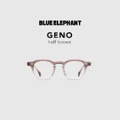 【BLUE ELEPHANT】GENO half brown MAIN一般款式 抗藍光眼鏡 鏡框 附盒 官方旗艦店(韓國 眼鏡 明星同款)