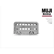 Artlife @ MUJI 無印良品 むじるし ブリキ玩具 バスタイプ BUS TINTOY 鐵皮玩具 巴士