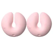 【今天訂 明天到】圓盤式 無線遙控激爽震動乳夾 乳夾 乳房按摩器 按摩棒 震動乳夾 頭部按摩器 情趣用品 乳頭刺激器