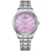 CITIZEN星辰 LADY'S系列 光動能 簡約時尚腕錶 女神節 禮物 推薦 34mm / EM0411-71X