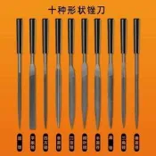 【可開發票1】什錦鋼銼套裝金屬鉗工打磨工具小銼刀 三角銼刀迷你整形銼刀木工