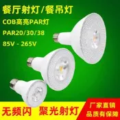 LED 帕燈PAR20 PAR30 PAR38調光18W燈泡E27聚光射燈燈杯可用110V