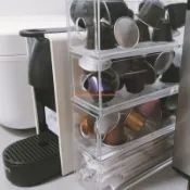 三頓半咖啡膠囊 收納盒 桌麵茶包置物架亞剋力抽屜式雀巢NESPRESSO熱賣中💯