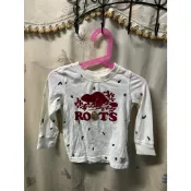 ROOTS KIDS 加拿大服飾品牌 造型 尺碼：2T 嬰幼兒童裝童鞋 女童童裝 上衣 T恤