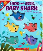  ＊小貝比的家＊HIDE AND SEEK BABY SHARK/硬頁書/3~6歲/觸摸書
