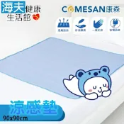 海夫健康生活館 康森 日本平川 超激冰涼感床墊 坐墊90x90cm 贈專用保潔墊