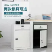 漣漪生活 【鋼製帶鎖】文件櫃 鐵皮櫃 收納櫃 抽屜櫃 活動櫃 床頭櫃 密碼鎖 辦公收納 家用收納 工廠用 三層四層可選 防鏽耐用