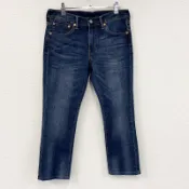 【DOKODEMO】Levi's 511 牛仔褲，拉鍊門襟，靛藍色，W31 碼，古著。
