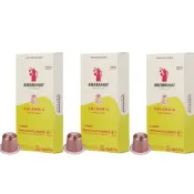 HAUSBRANDT COLOMBIA 咖啡膠囊(5gX10入/盒X3盒 適用於Nespresso膠囊咖啡機)