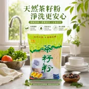 【凡保】天然烏龍蒔茶籽粉 30年老品牌MIT台灣製 廚房去汙油膩垢萬用品 可洗滌碗盤 清洗蔬果清潔劑 完全脫殼 寶豆商城