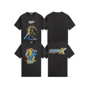 Kith Capcom Zero Vintage 卡普空大圖/洛克人卡普空大圖 短袖 水洗黑灰 KHM0343